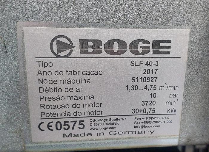 Used Compressor de parafuso BOGE C30 F + secador + depósito de Ar