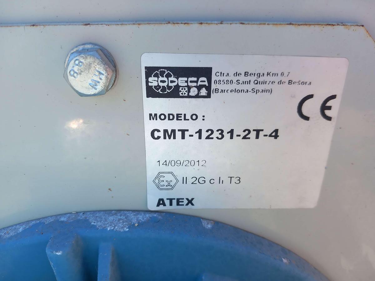 Used Ventilador SODECA de 3 Kw