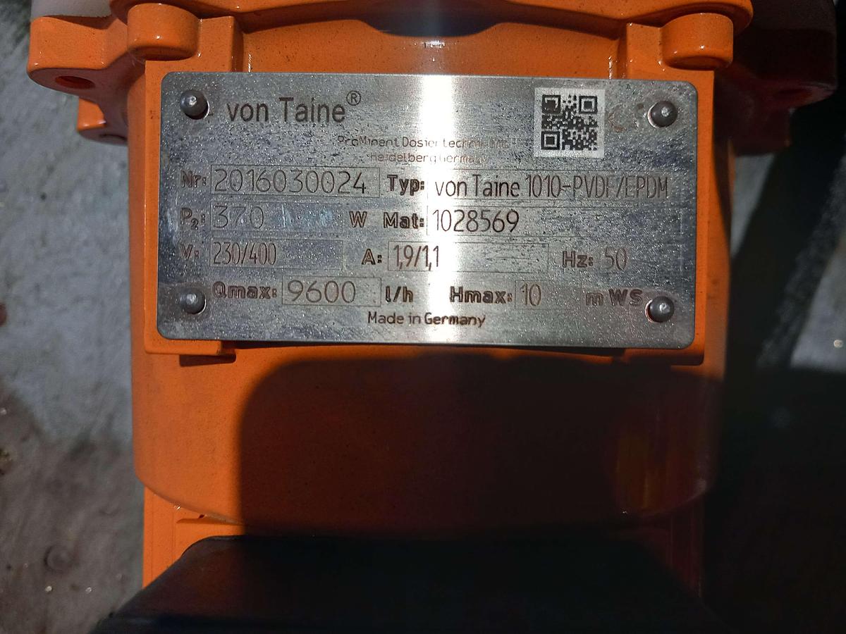 Used Bomba doseadora Von Taine 1010-PVDF/EPDM