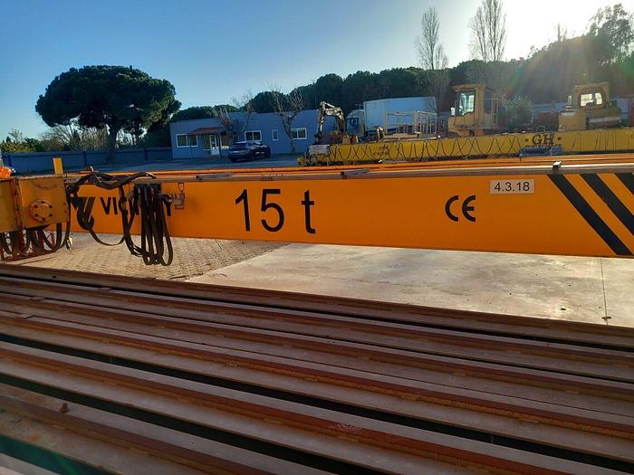 Usado PONTE ROLANTE VICINAY 15 Tn 9mt