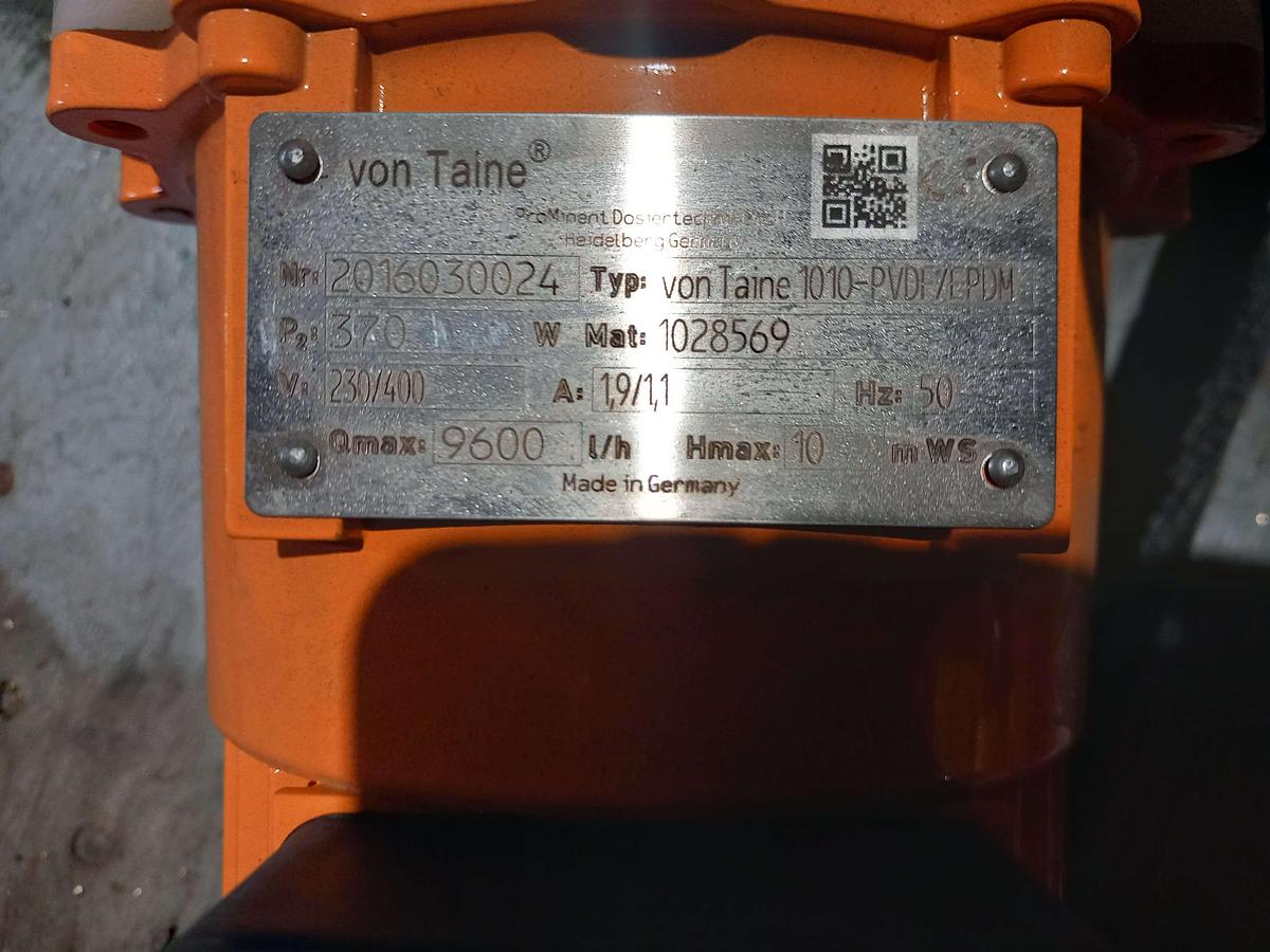 Used Bomba doseadora Von Taine 1010-PVDF/EPDM