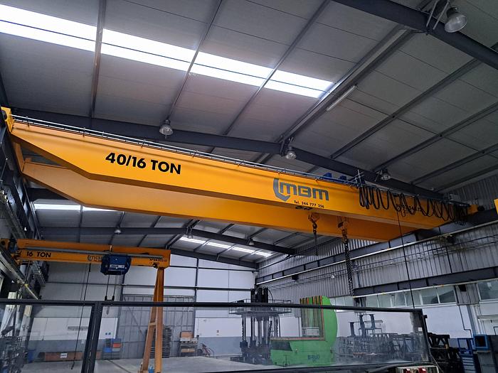 Used Ponte Rolante MBM STAHL 40/13 ton 22 metros