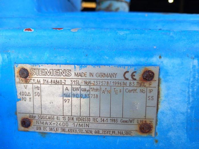 Used Motor Siemens 90 kW