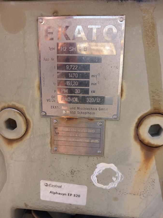 Used Depósito de inox Ekato 3300 litros
