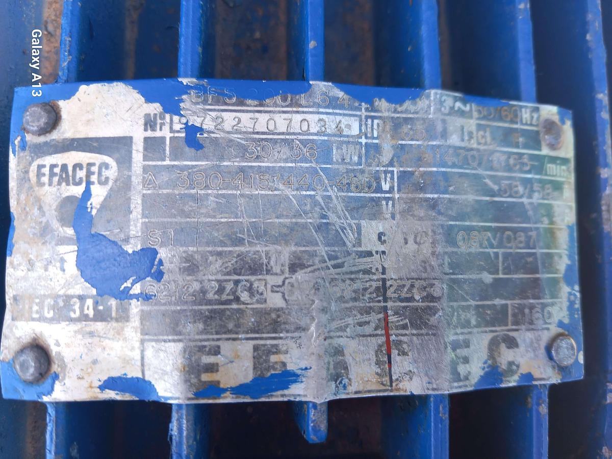 Used Motor elétrico EFACEC BF5 200 L6 4