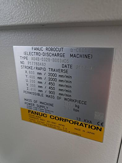 Used 2017 Fanut Robocut ∝-C 600iB