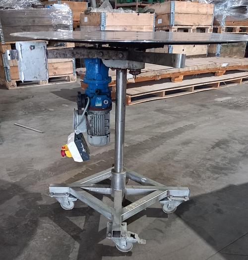 Used Mesa rotativa de inox 1 metro