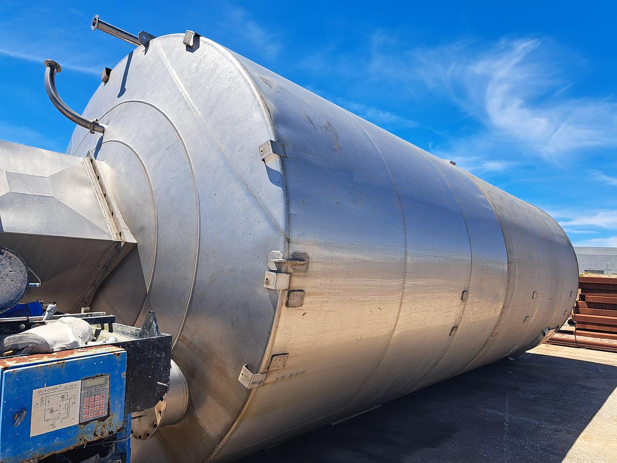 Used Silo de inox para cimento ou massas finas