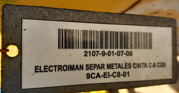 Usado Tapete separador de metales