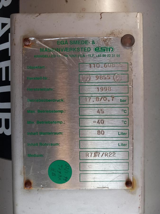 Used Congelador continuo de gelados Tetra Pack