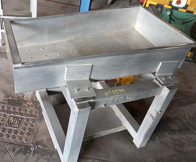 Used Tapete vibratório de inox