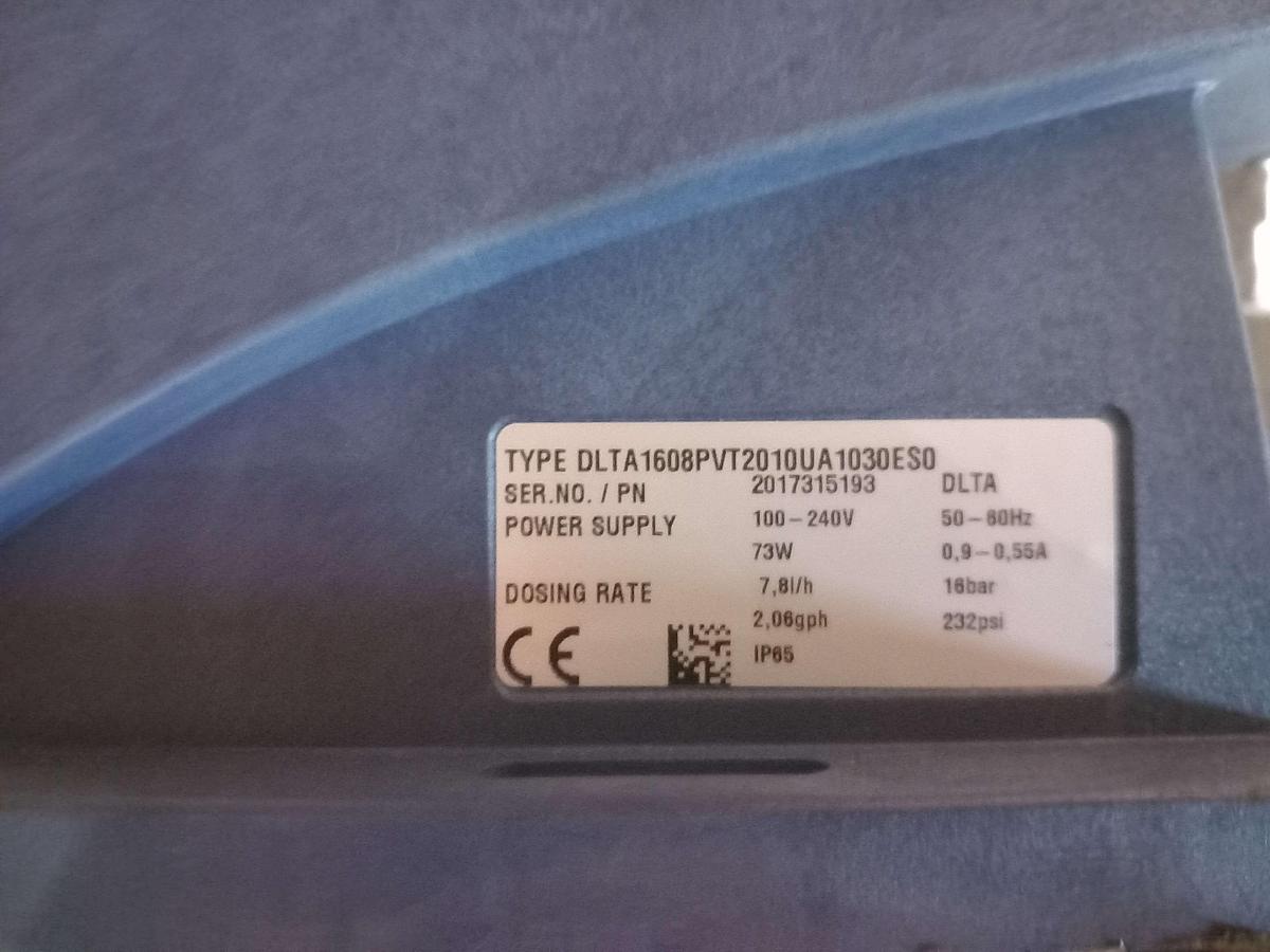 Used 2017 Bomba doseadora Prominent Sigma DLTA 1608PVT20