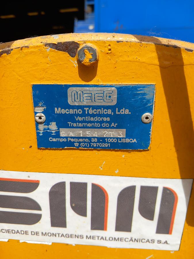 Used Ventilador Metec de 2,2 Kw