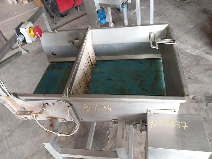 Used Tapete de alimentação de inox