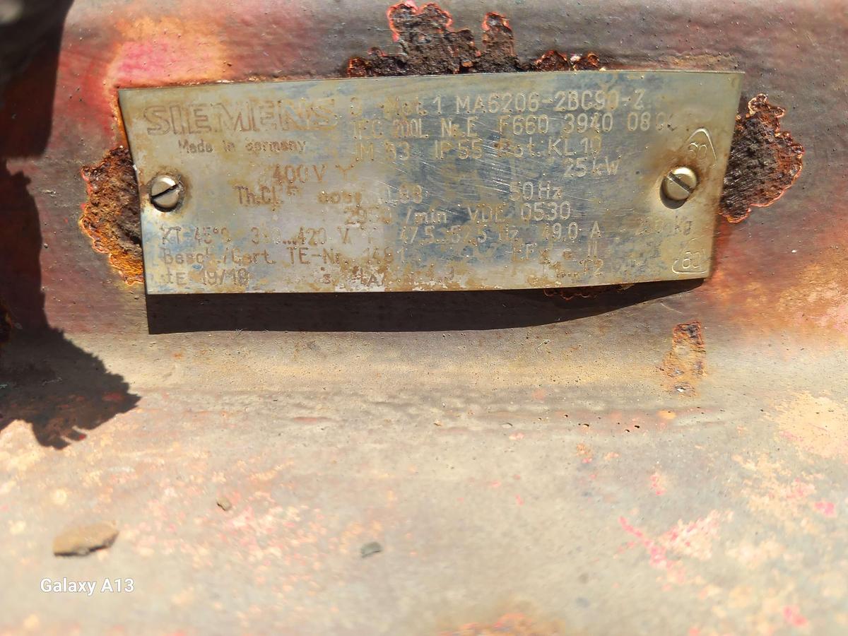 Used Motor com bomba Sulzer Weise ZE40-2315