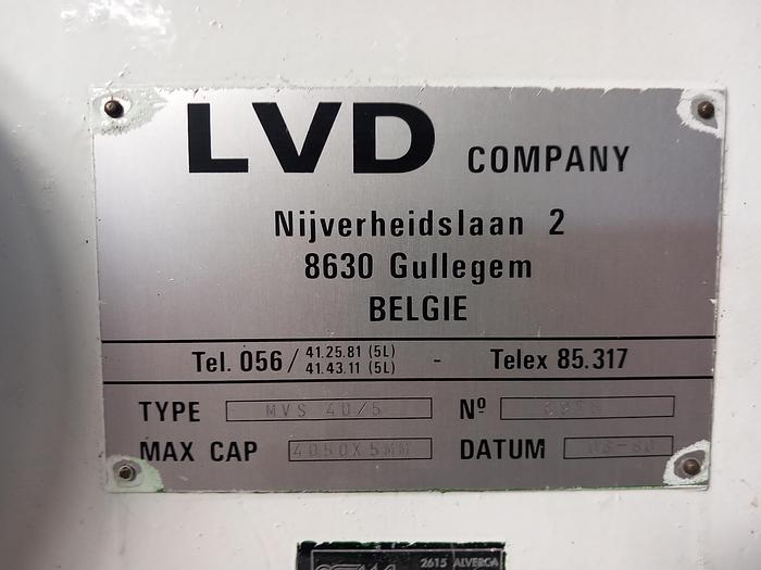 Used Guilhotina LVD Romar MVS 40/5