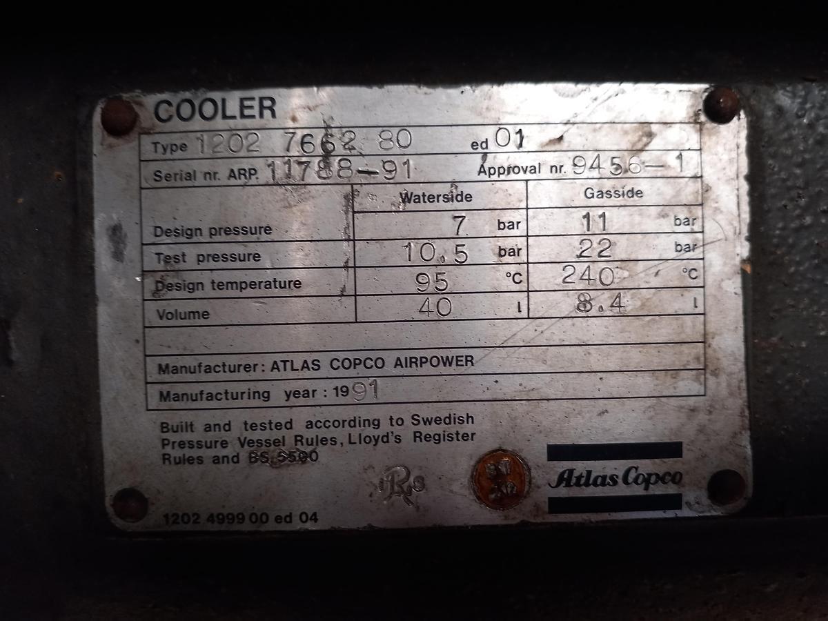 Used Compressor Atlas Copco ZR5