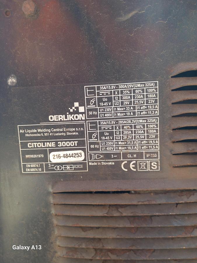 Used Máquina de soldar Oerlikon Citoline 3000T