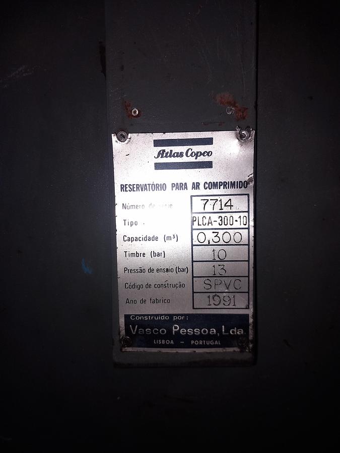 Used Compressor Atlas Copco LE 9 de 7,5 Kw