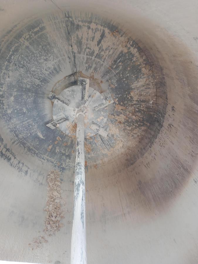 Used Depósito de inox com misturador