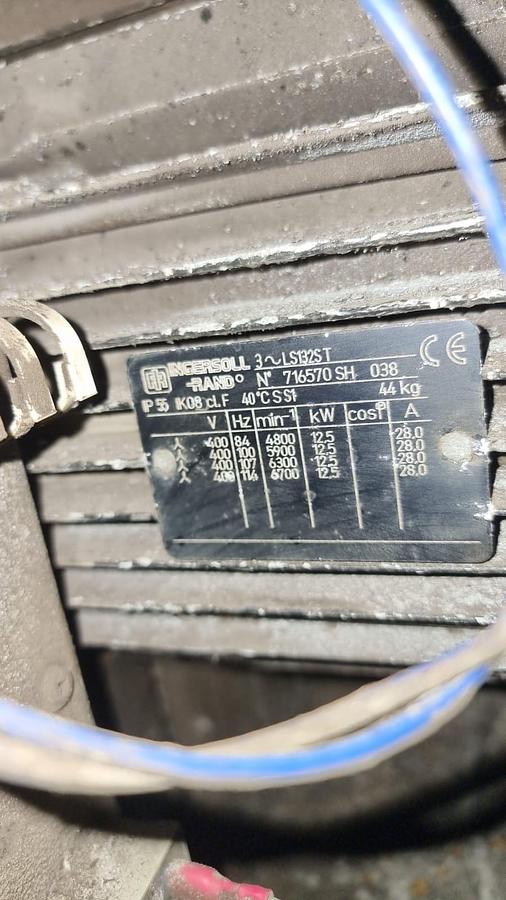 Used 2005 Compressor Ingersoll Rand UNI-11TAS-8-H