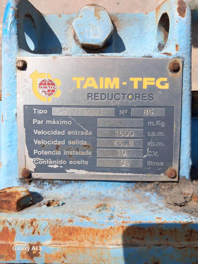 Used Tambor de acionamento emborrachado nervurado 640 x 950