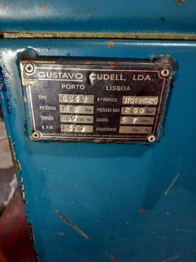 Used Centralina Hidráulica Gustavo Cudell G C40