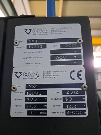 Used Erosão por penetração ONA NX4