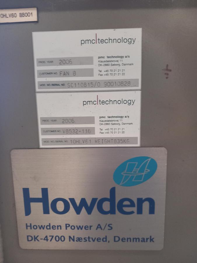 Used Centralina hidraulica Howden 11 Kw