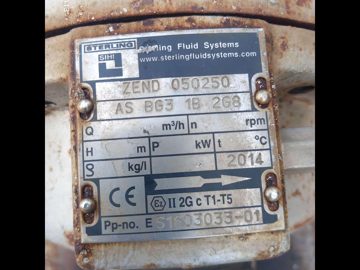 Used Motor com bomba Sterling AS BG318 268