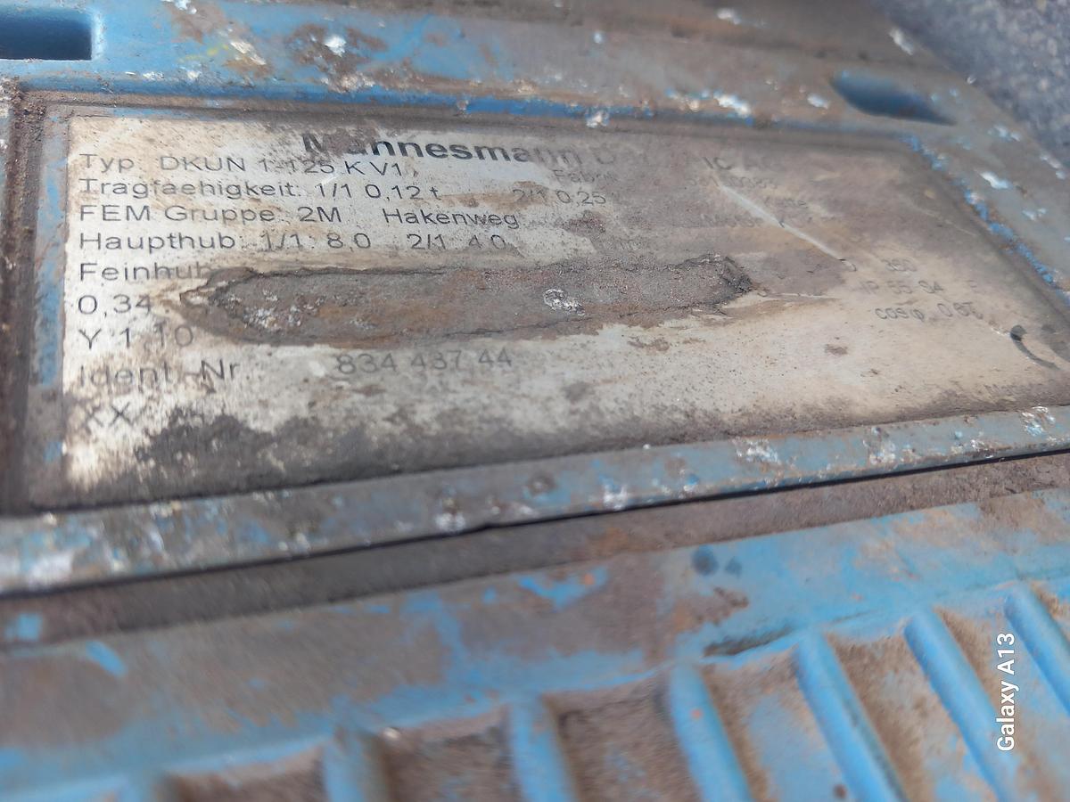 Used Guincho Demag DKUN 1-125K VI de 0,25 Tn