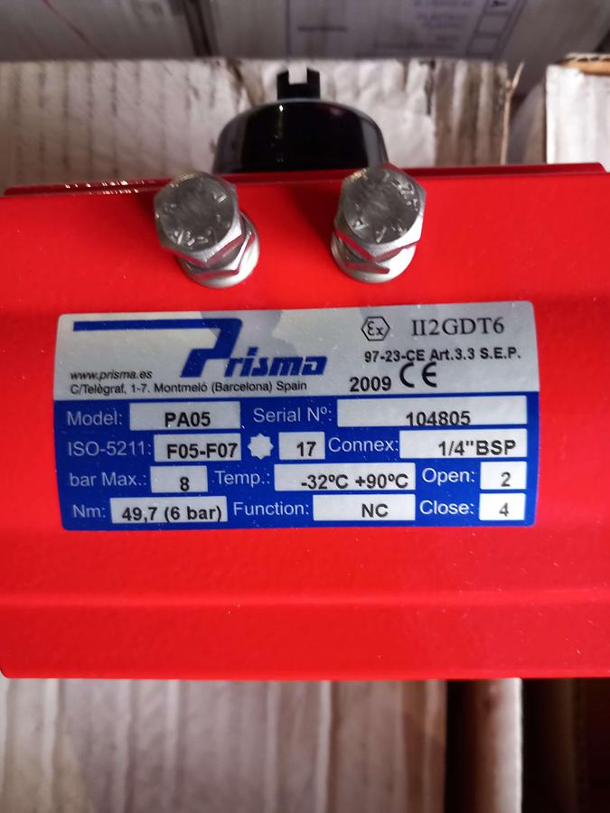 Used Valvulas de acionamento Pneumático