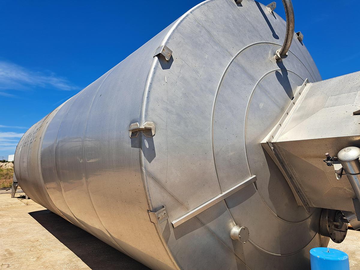 Used Silo de inox para cimento ou massas finas