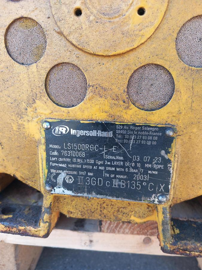 Used GUINCHO Ingersoll-Rand 1,5 Tn