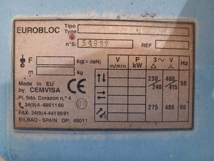 Used Guincho VICINAY de 2 ton