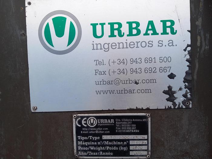 Used Crivo URBAR KS/ED 2000