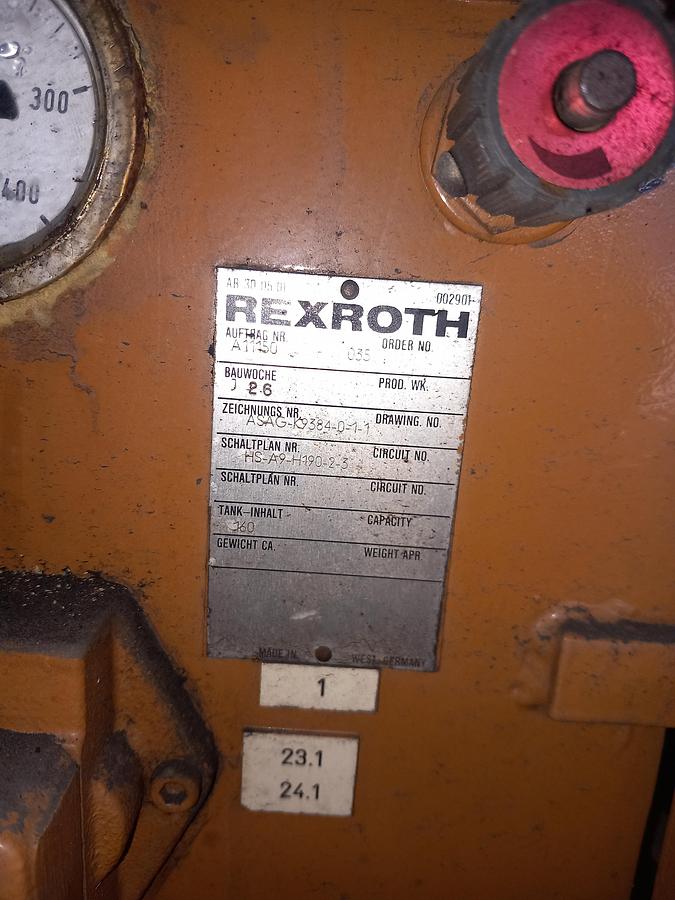 Used Centralina hidraulica Rexroth J 26