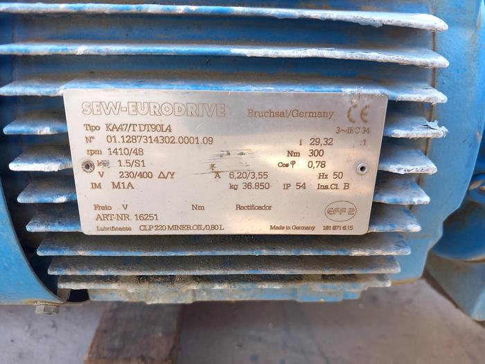 Usado Tapete transportador de 5,5 metros