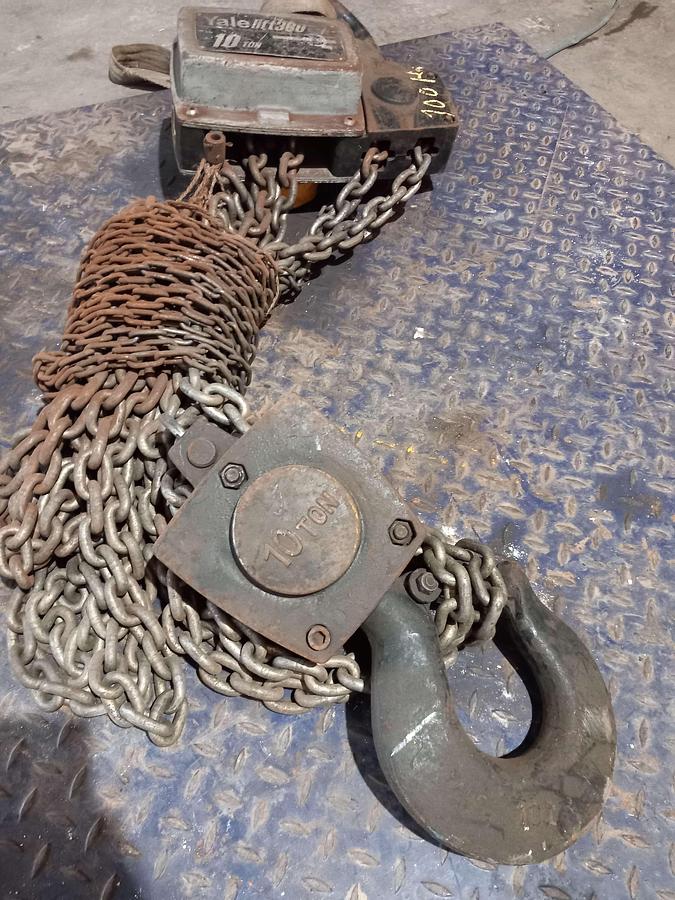 Used Guincho manual Yalelift de 10Tn