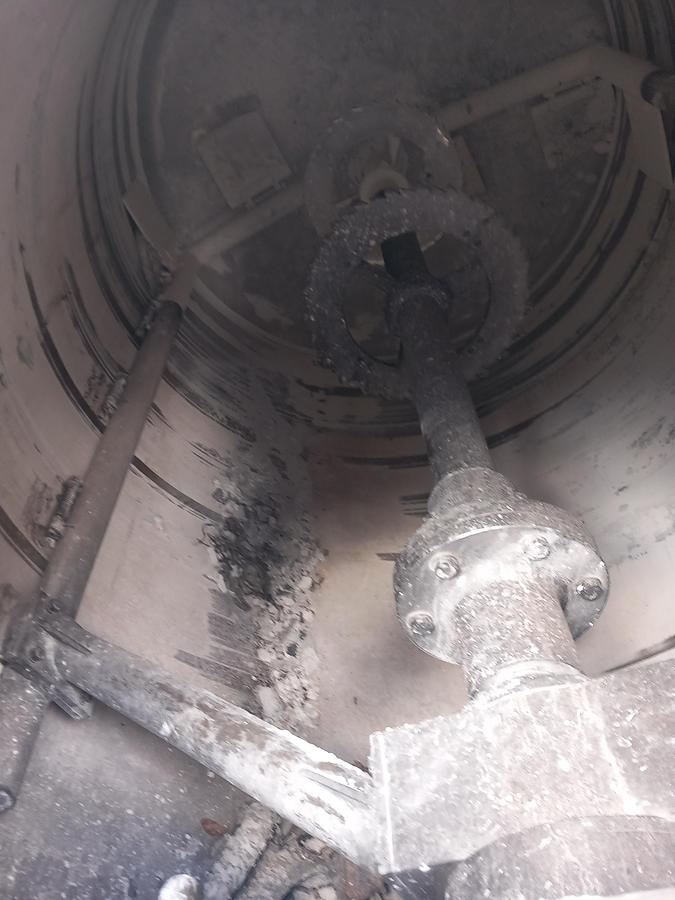 Used Depósito de inox com misturador