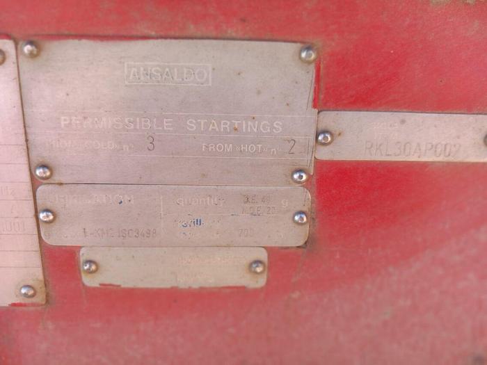 Used Motor Ansaldo 335 Kw