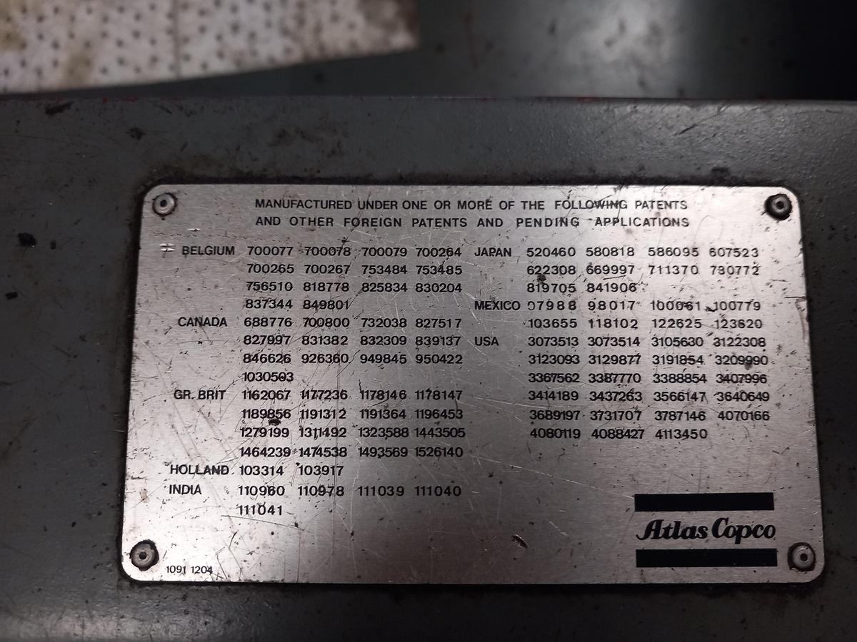 Used Compressor Atlas Copco ZR5