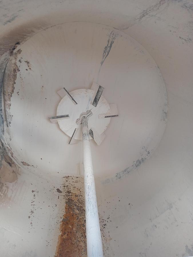 Used Depósito de inox com misturador