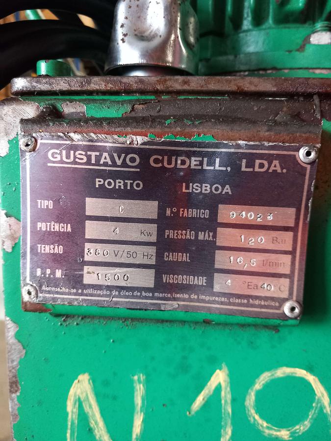 Used Centralina Hidráulica Gustavo Cudell C