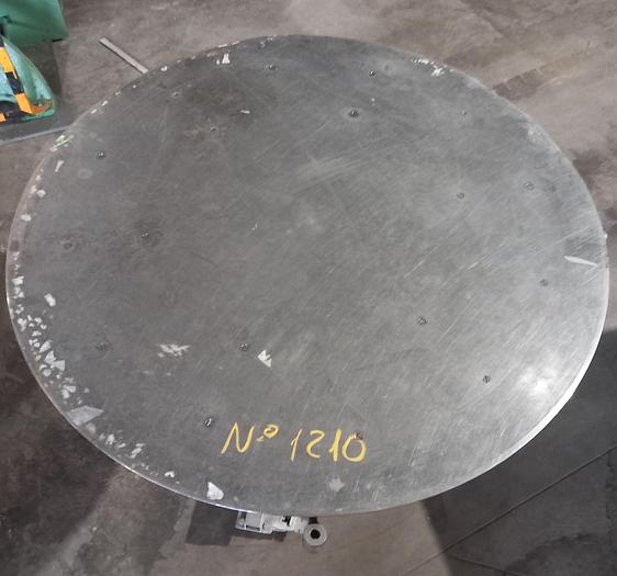 Used Mesa rotativa de inox 1 metro