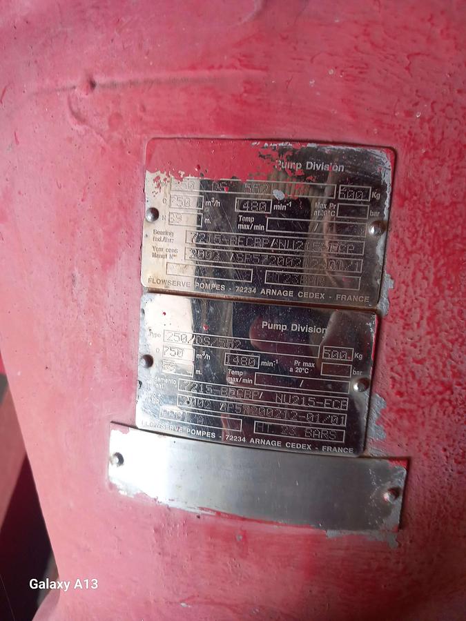 Used Motor com bomba Pump Division 250/DS/552