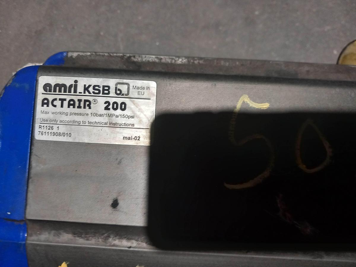 Used Valvulas controlo Pneumática Amir.Ksb Actair 200