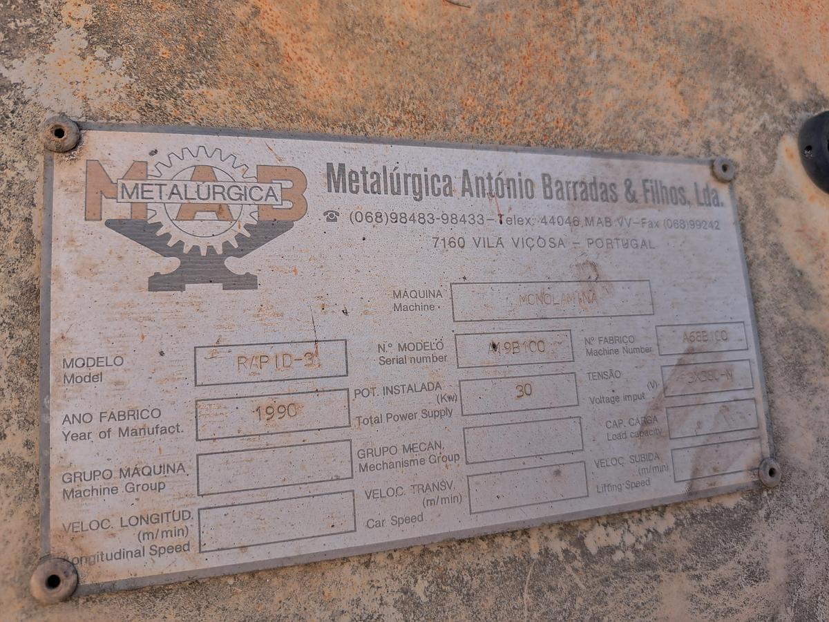 Used Monolâmina JA Barradas