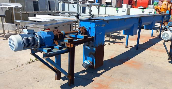 Usado Transportador de rosca / sem-fim de 7 metros