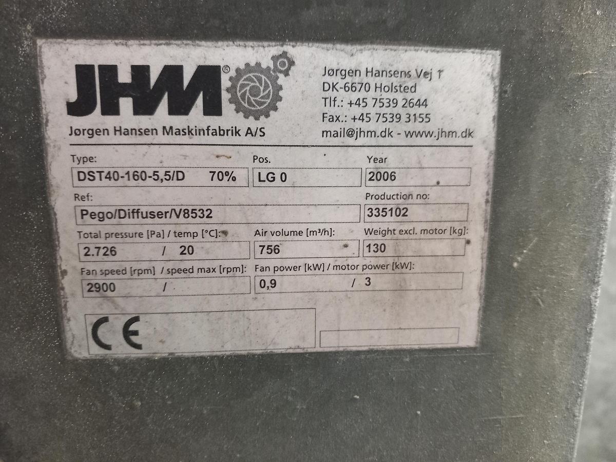 Used Ventilador JHVM DST40-160-5,5/D